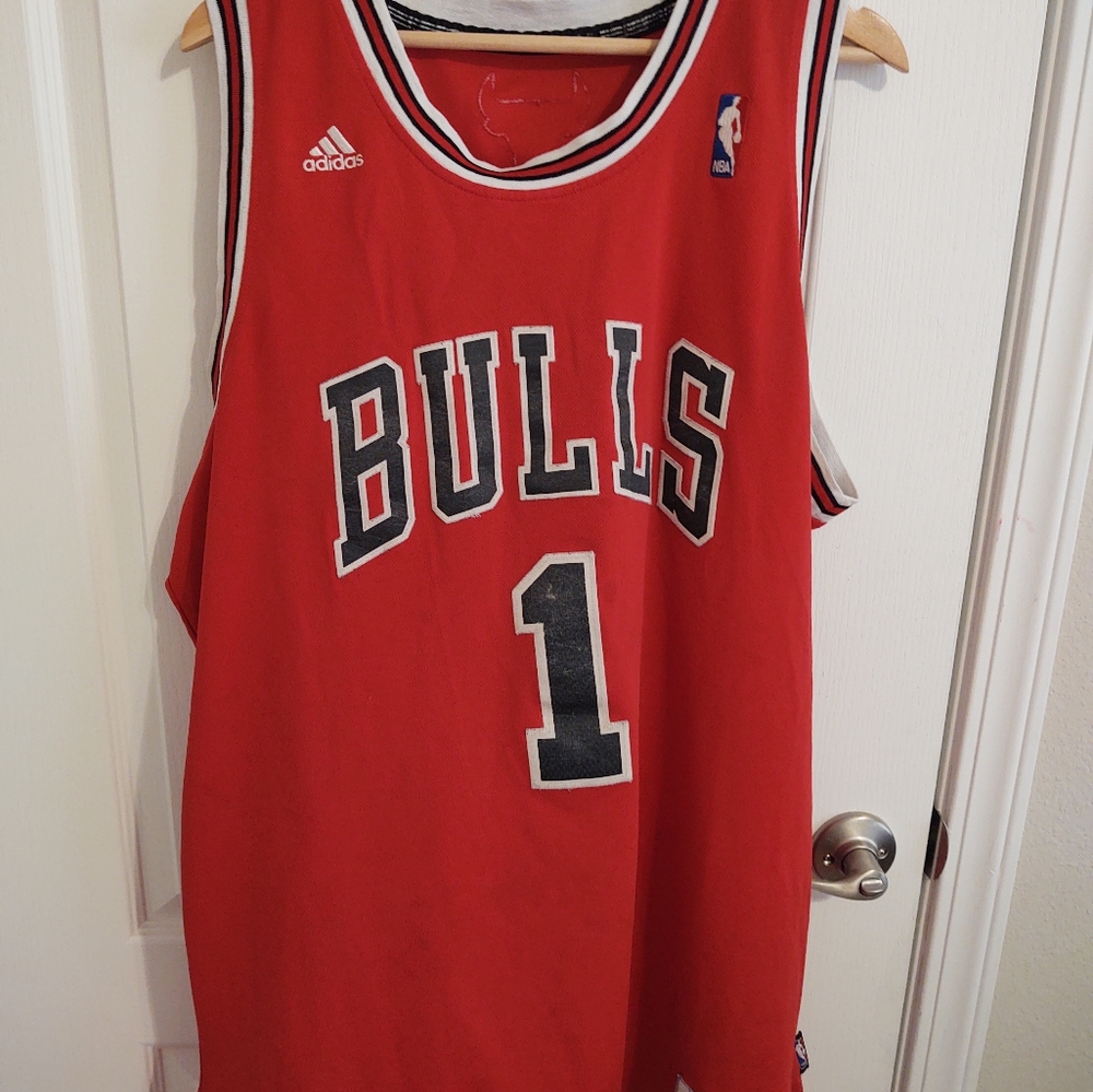 Authentic Derrick Rose Chicago Bulls Jersey XL Adidas Swingman